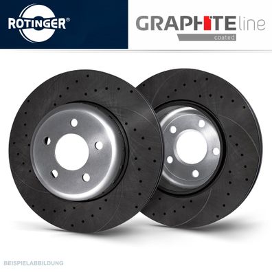Rotinger HIGH Performance Graphite SPORT-BREMSSCHEIBEN VORNE OPEL Senator B V88