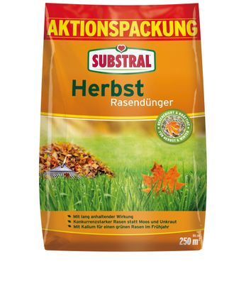 SUBSTRAL® Herbst Rasendünger, 6,25 kg