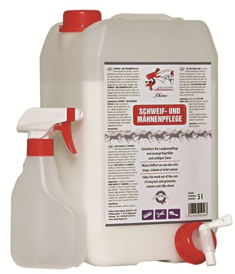 RIDERS® Shine Schweif- und Mähnepflege, 5 Liter