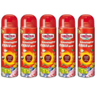 5 x SUBSTRAL® Celaflor® Schädlingsfrei Careo® Spray, 400 ml