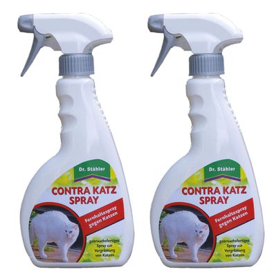 2 x DR. Stähler Contra Katz Spray, 500 ml