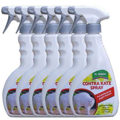 6 x DR. Stähler Contra Katz Spray, 500 ml