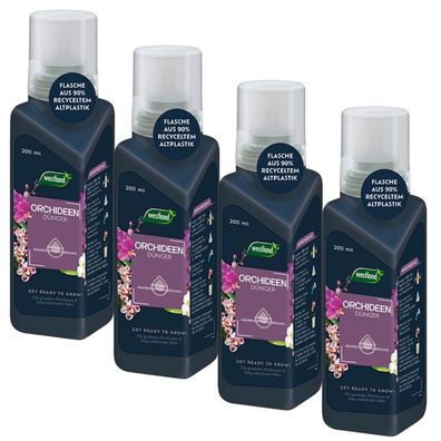 4 x WESTLAND® Orchideendünger, 200 ml