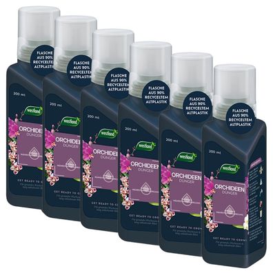 6 x WESTLAND® Orchideendünger, 200 ml