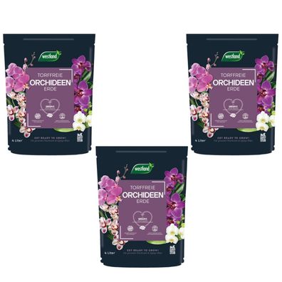 3 x WESTLAND® Orchideenerde, 4 Liter