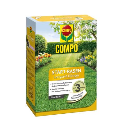 COMPO Start- und Rollrasendünger, 1,5 kg
