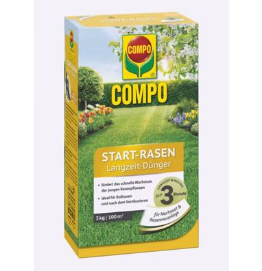COMPO Start- und Rollrasendünger, 3 kg
