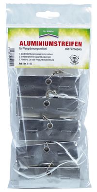 DR. Stähler Aluminiumstreifen mit Filzdepot Ferox-Protect, 5 Stück
