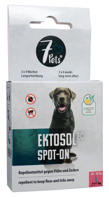 7Pets® Ektosol EC Spot-on Oil für Hunde 20 bis 30 kg, L, 3,2 ml