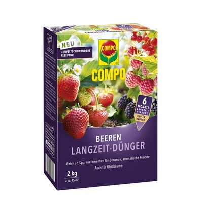 COMPO Beeren- und Obst Langzeit-Dünger, 2 kg
