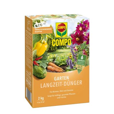 COMPO Garten Langzeit-Dünger neu, 2 kg