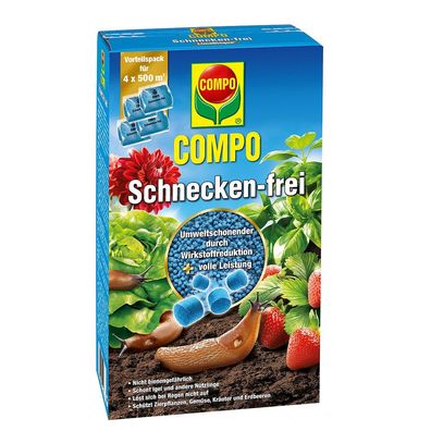 COMPO Schnecken-frei, 4 x 250 g