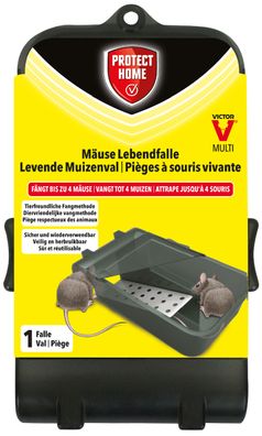 Protect HOME® Mäuse Lebendfalle Multi, 1 Stück