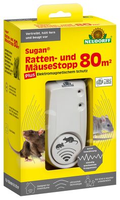 Neudorff Sugan® Ratten- und MäuseStop, 1 Stück für 80 m²