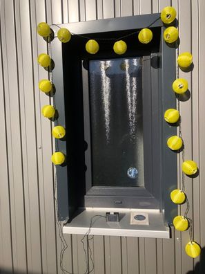 technik@all LED Solar-Lichterkette Limone mit 20 gelben Lampions