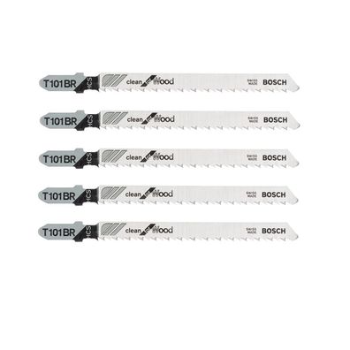 Bosch Stichsägeblätter T 101 BR Clean for Wood 5 Stück 2608630014