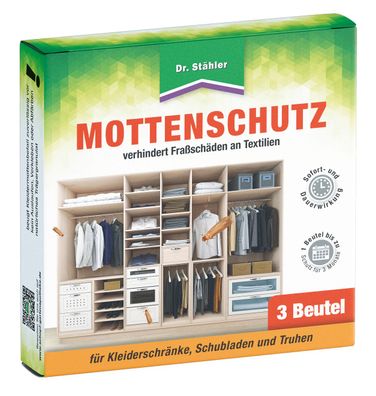DR. Stähler Mottenschutz, 3 Beutel