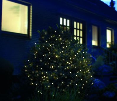 LED Lichternetz 360 warmweißen LEDs, 4x4 Meter für Innen/Außen