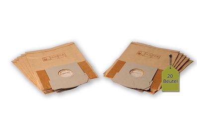 20 Staubsaugerbeutel passend für FAKIR Blue - 2713003