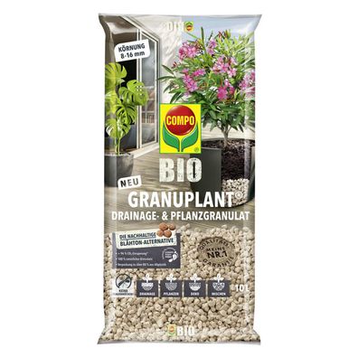 COMPO BIO GRANUPLANT® Drainage- und Pflanzgranulat, 10 Liter