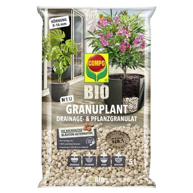 COMPO BIO GRANUPLANT® Drainage- und Pflanzgranulat, 5 Liter