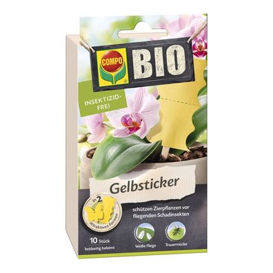 COMPO BIO Gelbsticker, 10 Stück