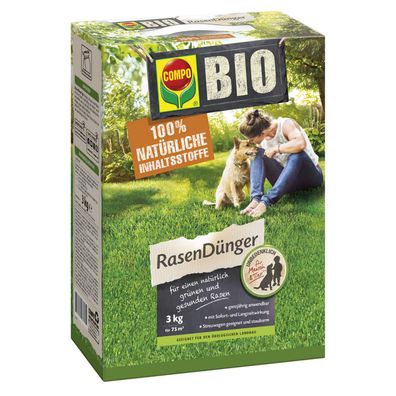 COMPO BIO Rasendünger, 3 kg