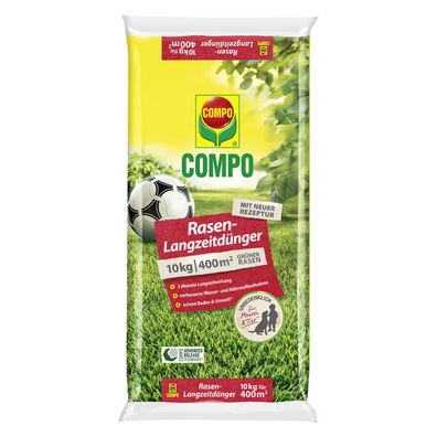 COMPO Rasen-Langzeitdünger, 10 kg