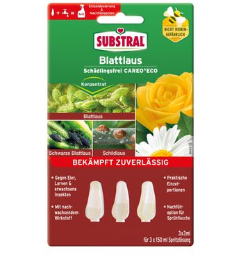 SUBSTRAL® Blattlaus Schädlingsfrei Careo® Eco, 3 x 3 ml