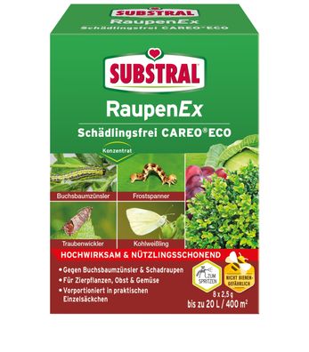 SUBSTRAL® RaupenEx Schädlingsfrei Careo® Eco, 8 x 2,5 g