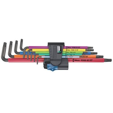 Wera Winkelschlüsselsatz 967/9 TX XL Multicolour HF 1 Schraubendreher TORX