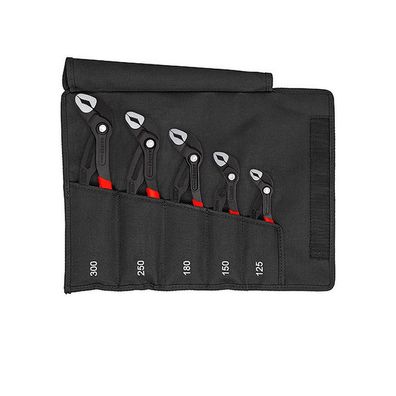 Knipex Cobra Zangenschlüssel Set 5 Teile Kulttasche 001955S5 Wasserpumpenzange