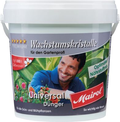 MAIROL Universal Dünger Kristall, 1 kg, Wachstumskristalle