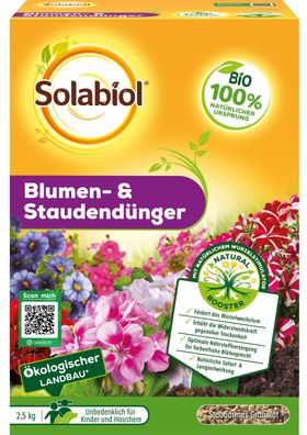 SOLABIOL® Blumen- & Staudendünger, 2,5 kg