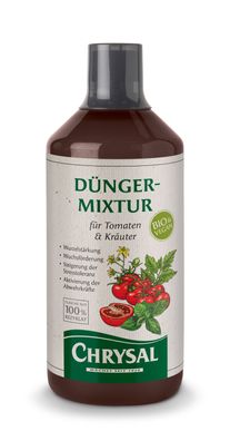 Chrysal Bio Dünger Mixtur Tomaten & Kräuter, 1 Liter