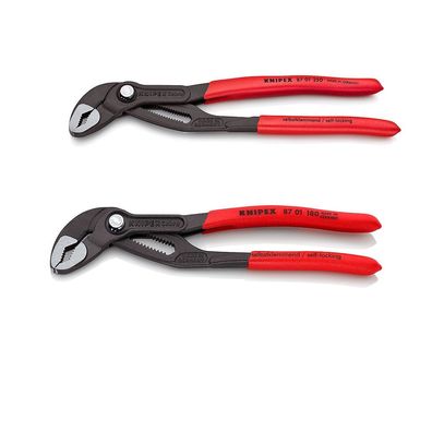 Knipex Cobra Wasserpumpenset 2 teilig 8701180 8701250 Wasserpumpenzangen