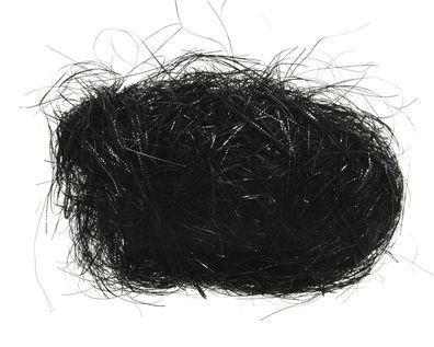 Lametta Engelshaar glatt Kunststoff 20g - Schwarz