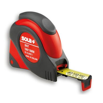 Sola Rollbandmaß BigT 5m Bandmaß Metermaß Messtechnik Taschenmaßband 50021301
