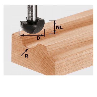 Festool Hohlkehlfräser HM R12,7 S8mm Nr. 490987