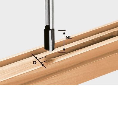 Festool Nutfräser HW S8 D19/20 OF1010 OF1400 OF2200 490970 Zubehör Fräsen