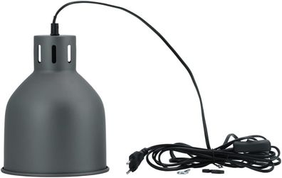 Venso E27 SAGA Lampenschirm Grau, LED Pflanzenlampe