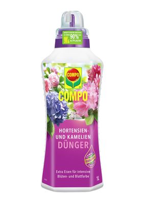 COMPO Hortensien- und Kameliendünger, 1 Liter