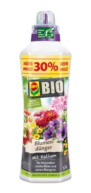 COMPO BIO Blumendünger, 1,3 Liter