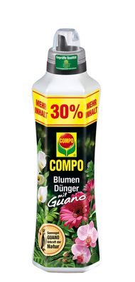 COMPO Blumendünger mit Guano, 1,3 Liter