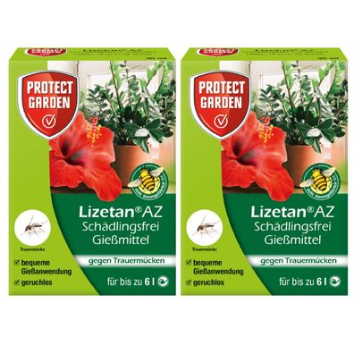 2 x Protect GARDEN® Lizetan® AZ Schädlingsfrei Gießmittel, 30 ml