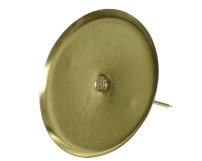 Kerzenhalter Adventskranz Metall 8cm 4 Stück - Hellgold