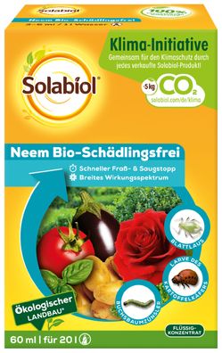 SOLABIOL® Neem® Bio-Schädlingsfrei, 60 ml