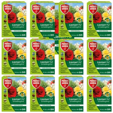 12 x Protect GARDEN® Lizetan® AZ Schädlingsfrei, 30 ml