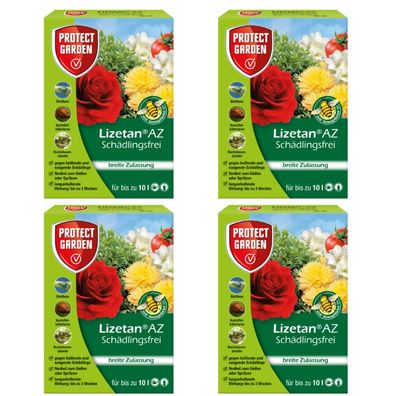 4 x Protect GARDEN® Lizetan® AZ Schädlingsfrei, 30 ml