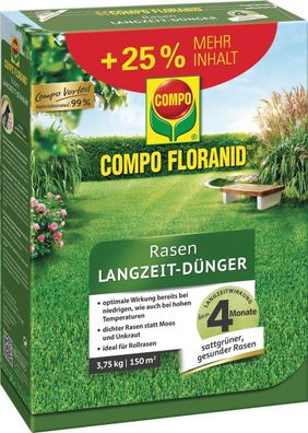 COMPO Rasen Langzeit-Dünger Perfect, 3,75 kg